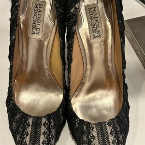 BADGLEY MISCHKA STILETTOS size 7.5.